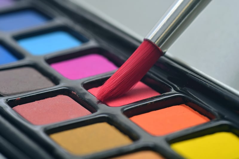 Egg Carton Paint Palette